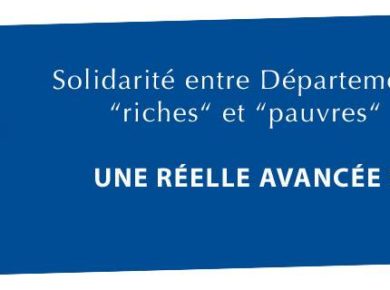 Solidarité entre Départements « riches » et « pauvres » 