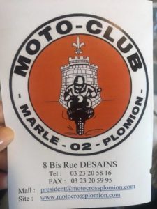 Assemblée Générale du Club de moto Cross Plomion-Marle présidé par Michel Leblanc.