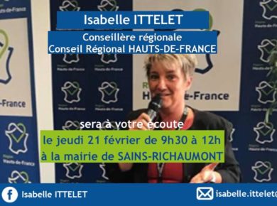 Isabelle Ittelet Conseillère Régionale Hauts-de-France