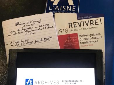 Réunion de l'exécutif aux Archives Départementales de l'Aisne