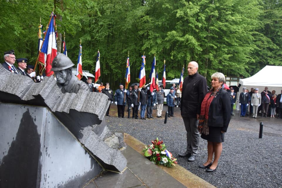 Cérémonie du 79e anniversaire des combats de mai 1940 à Saint-Michel
