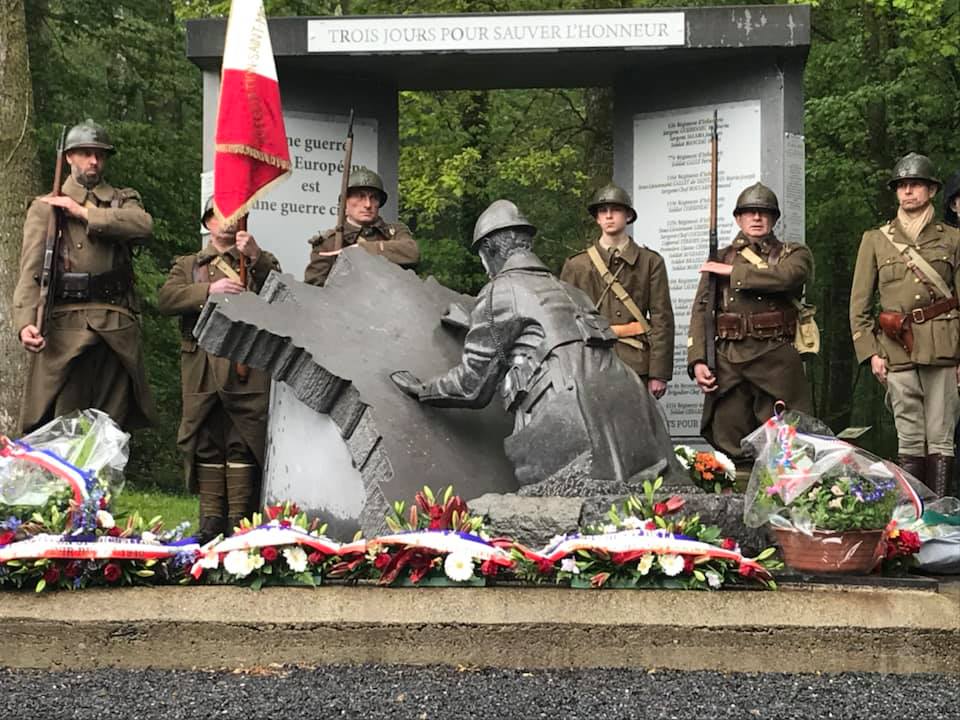 Cérémonie du 79e anniversaire des combats de mai 1940 à Saint-Michel