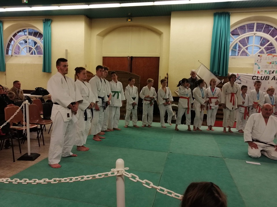 Des judokas lors de la Foire d'Automne de Guise