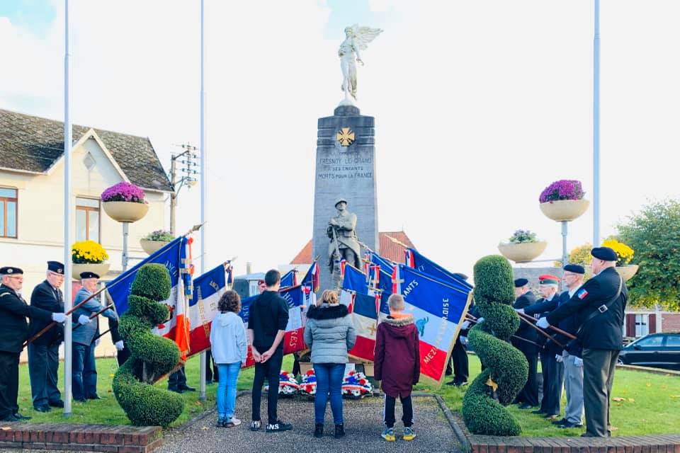 🇫🇷 Cérémonie d’hommage et de mémoire à l’occasion de l’Armistice du 11 novembre 1918 Collège Villart de Honnecourt Fresnoy-le-Grand, 8 novembre 2019 🇫🇷