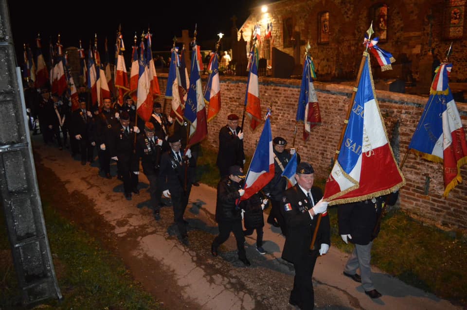 🇫🇷 49e anniversaire de la mort du Général de Gaulle avec l’ Association In Memoriam au Général de Gaulle, ce 9 novembre 2019 à Wiège-Faty 🇫🇷