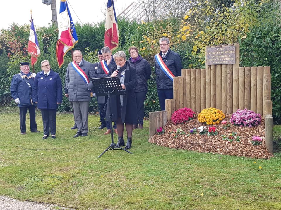 🇫🇷 Inauguration de la place du Bleuet de France à Richaumont, ce samedi 9 novembre 2019. 