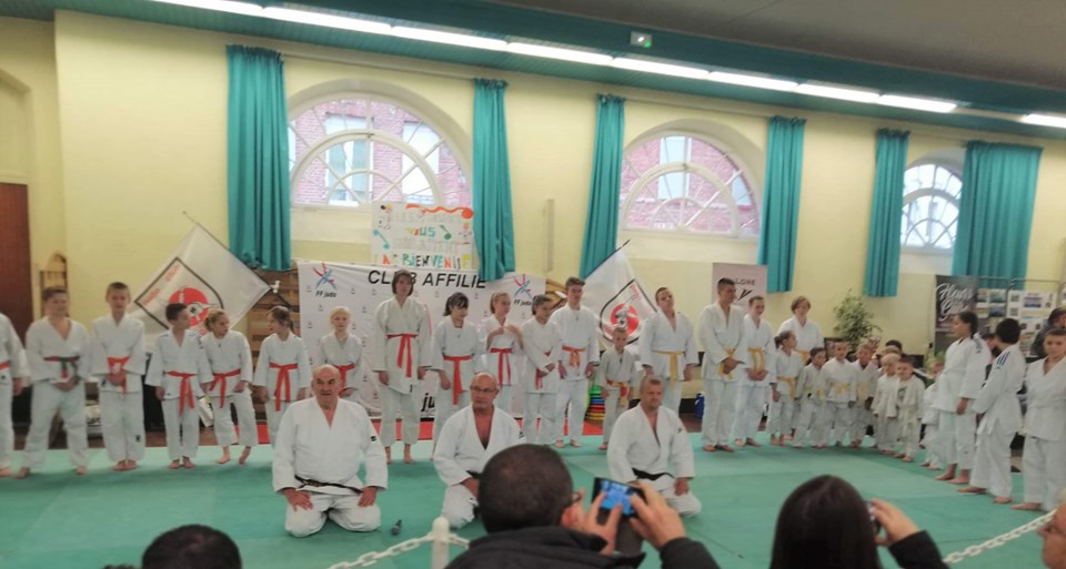 Des judokas lors de la Foire d'Automne de Guise