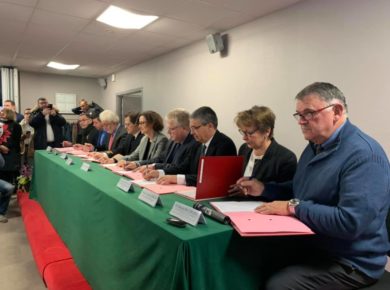 signature de l’extension du contrat de transition écologique de la Sambre Avesnois en Contrat de transition écologique et solidaire de la Sambre Avesnois Thiérache