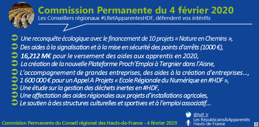 Commission Permanente #HDF à Amiens