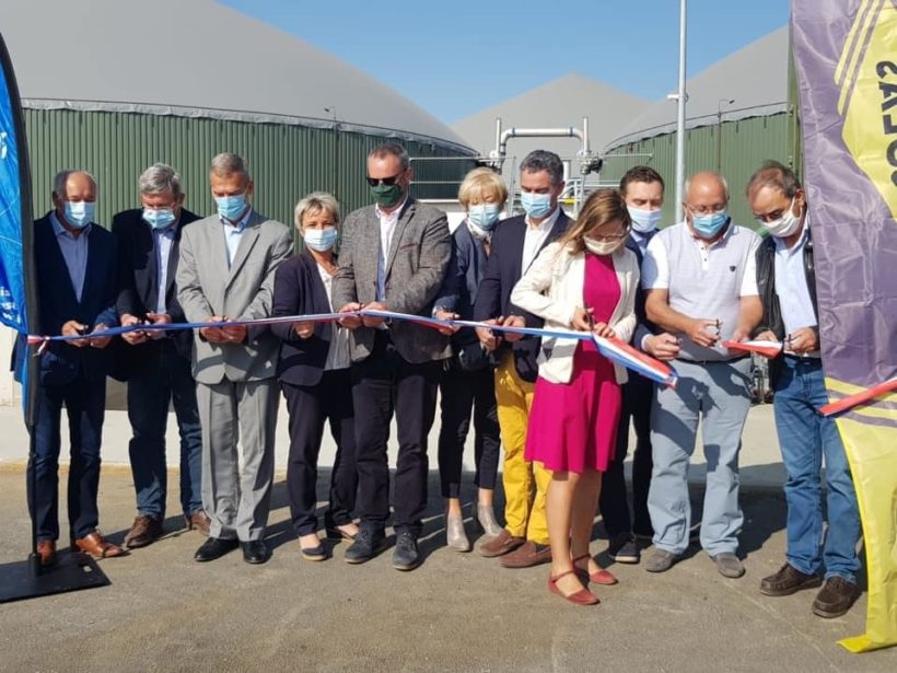 Une unité de méthanisation AGRI-AISNERGIE inaugurée à la Neuville-Saint-Amand !