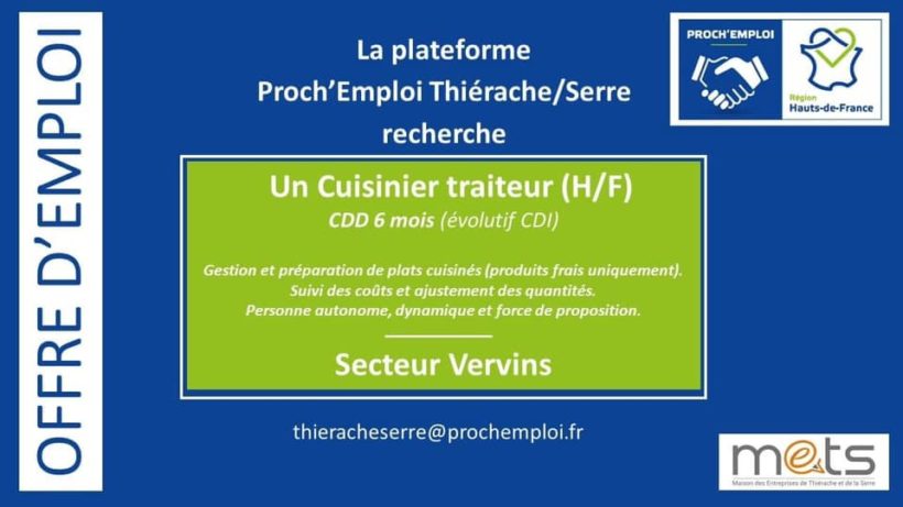 Offres d’emploi en Thiérache !