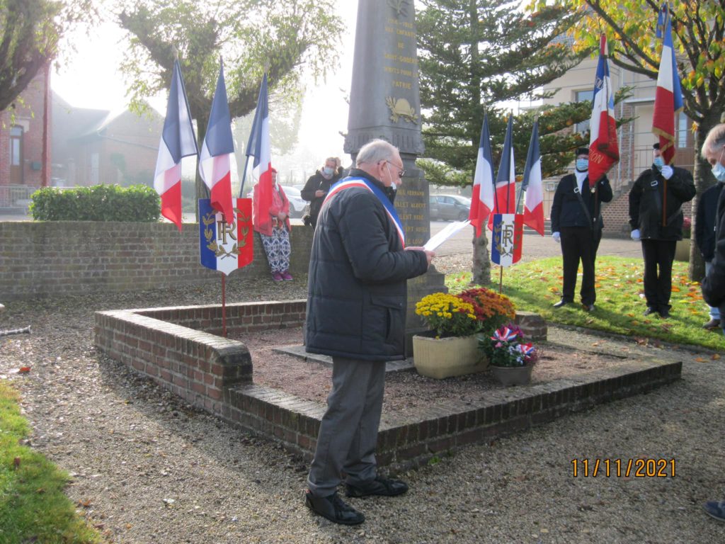 11 NOVEMBRE 1918 à Saint - Gobert