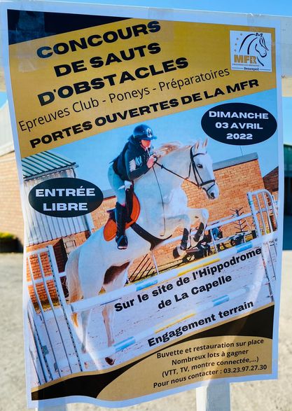 Concours de sauts d’obstacles de la MFR à La Capelle
