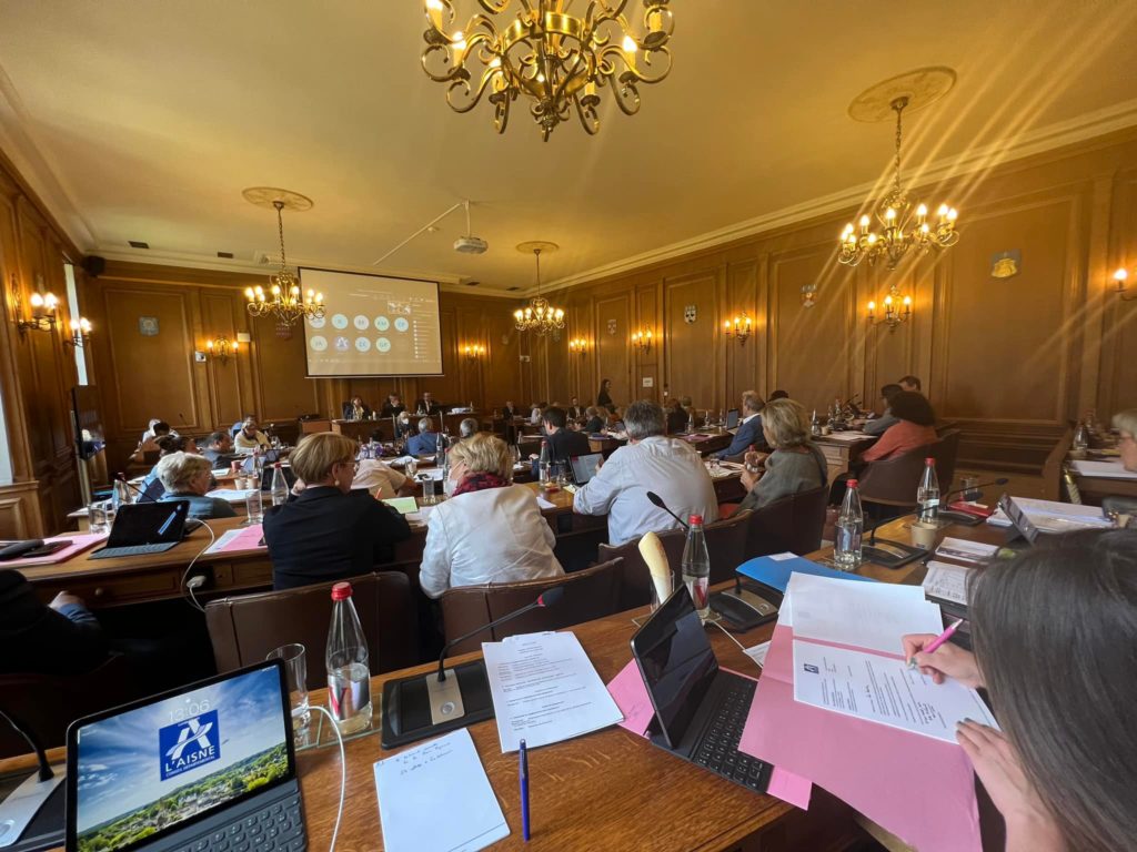 Session Départementale au Conseil Département de l'Aisne