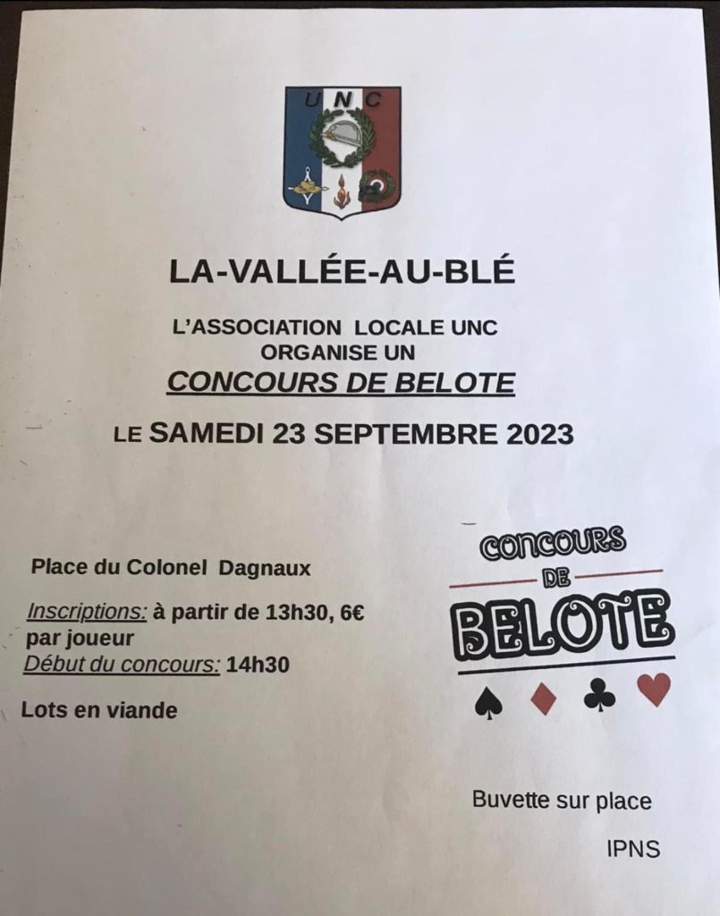 Association Locale UNC à La Vallée-au-Blé